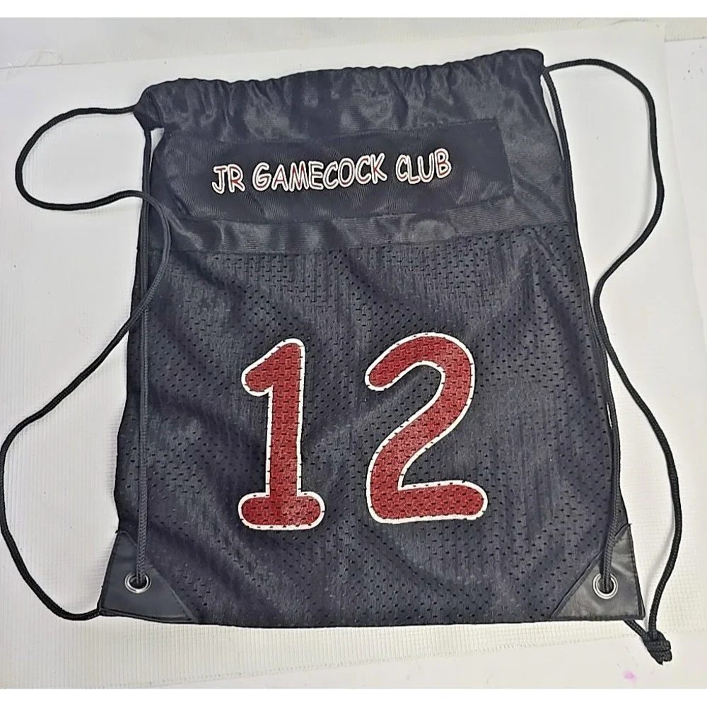 Jr Gamecock # 14 Logo & Light Wash Laundry Bag Tote
